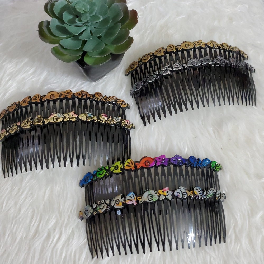 5" Sea Beach Theme Hair Combs